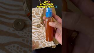 DIY Homemade ‘Pepper Spray’ 💥For Self Defense diy selfdefenseforwoman [upl. by Rains]