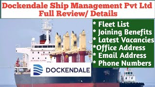 Dockendale Ship Management Pvt Ltd Full Review Details  Free Recruitment Company Details  Contacts [upl. by Schug]