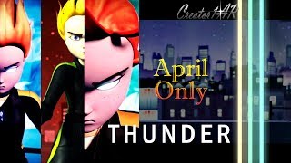 MAJOR Thunder APRIL ONLY TMNT 2012 Cover by J Fla ♫ [upl. by Aivatnwahs546]