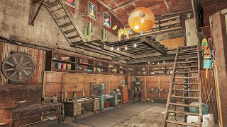 Fallout 4  HOME PLATE  Settlement build tour  NO MODS [upl. by Lissa]