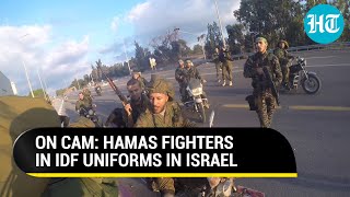 Hamas Militants Don IDF Uniforms Inside Israel  Watch What Happened Next [upl. by Asiram]