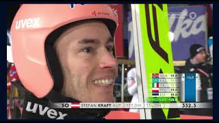 Stefan Kraft Skispringen Zakopane Siegsprung [upl. by Steere]