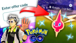 NIANTIC MESSED UP AGAIN How to get Shiny Rotom amp code in Pokemon GO [upl. by Descombes]