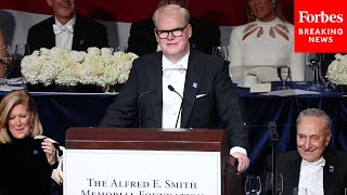 FULL REMARKS Jim Gaffigan Shows No Mercy To Democrats Or Republicans At 2024 Al Smith Dinner [upl. by Maurizia]