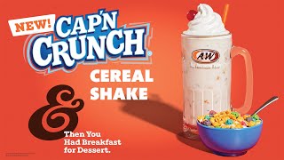 Capn Crunch® Cereal Shake  AampW Restaurants [upl. by Scott]