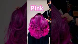 Shocking Pink Hair Dye🌺how looking this [upl. by Oeram]