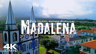 MADALENA 🇵🇹 Pico Drone Aerial 4K 2024  Azores Açores Portugal [upl. by Clie]