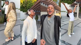 Bronny Bryce Savannah and Zhuri James doing LeBron impressions 🤣 [upl. by Trebla]