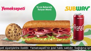 Yemeksepetinden Subwaye Özel Menü [upl. by Bremer]