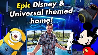 SIMPLY BEAUTIFUL Disney amp Universal themed lakeside villa Kissimmee Florida Disney World 2023 🇺🇸 [upl. by Aicenev]