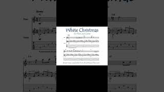 White Christmas Short flute and guitar [upl. by Anairt]