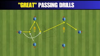 🔰 📢High Intensity Passing Drills Soccer [upl. by Arorua597]