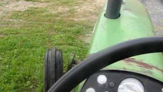 Start up and Drive John Deere 1971 4020 Powershift [upl. by Agnizn77]