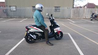 2013 LONGJIA GRIDO 50 2T LJ50 QTH SCOOTER MOPED 2885 MILES VERY CLEAN NEW MOT [upl. by Tannen]