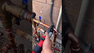 Ridgid RP241 Propress tool in action plumner plumbing ridgidtools shortsfeed shorts foryou [upl. by Nolyat]