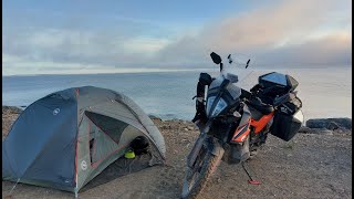 Tuktoyaktuk motorcycle trip 2023 The Dempster Highway on my KTM 890 Adventure [upl. by Nosduh]