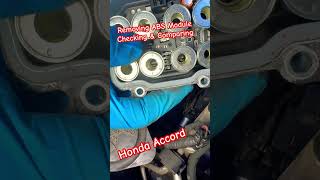 Erratic Rpm needle gauge  abs light on module replacement hondaaccord honda accord [upl. by Trawets]