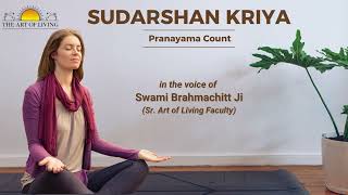 Sudarshan Kriya Pranayama Count  Swami Brahmachitt ji  The Art of Living [upl. by Ravi]