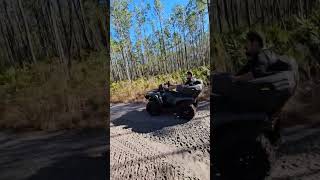 2023 honda foreman 520atv mudding honda 4wheeler mud florida [upl. by Synned]