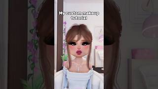 Tut for my favourite custom makeup roblox dresstoimpress tutorial [upl. by Yellehs776]