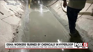 OSHA Workers ‘burned by chemicals’ in Vegas Loop tunnel under Strip [upl. by Maudie]