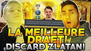 FUT 16  CHALLENGE LA MEILLEURE DRAFT POSSIBLE  DISCARD ZLATAN  VS MX18FUT [upl. by Nylecaj877]