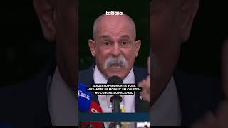 SARGENTO FAHUR GRITA FORA ALEXANDRE DE MORAES EM COLETIVA NO CONGRESSO NACIONAL [upl. by Wiskind]