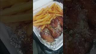 Garlic Parmesan Wings music love food wings [upl. by Tarrsus]