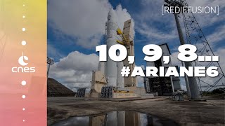 Rediffusion Ariane 6  début de la séquence synchronisée 🚀 [upl. by Aubrie511]