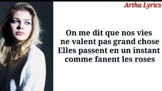 Louane  quelquun ma dit Paroles [upl. by Straub]