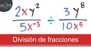 División de fracciones algebraicas │ ejercicio 1 [upl. by Siuoleoj]