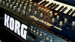 KORG MonoPoly Analog Synthesizer 1981 quotPlaying Monopolyquot [upl. by Uon]