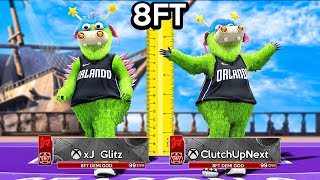 8 FOOT MASCOTS DOMINATE 2K25 8 FOOT DEMIGOD IS THE BEST CENTER BUILD IN 2K25 [upl. by Annua]