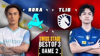 AURORA vs TLID GAME 2  SWISS STAGE M6 MLBB WORLD CHAMPIONSHIP  TLID vs AURORA [upl. by Pompei]