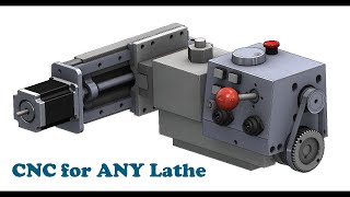 CNC Attachment for Manual Lathe [upl. by Esined]