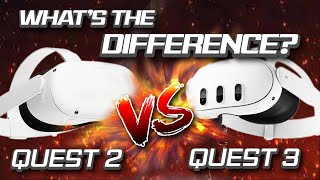 Quest 2 VS Quest 3  Whats the Difference [upl. by Nylegna137]