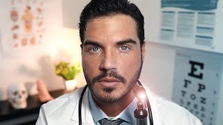 ASMR  3 HOUR Cranial Nerve Exam Follow The Light Ear Cleaning Vitals Doctor Roleplay For Sleep [upl. by Oxley]