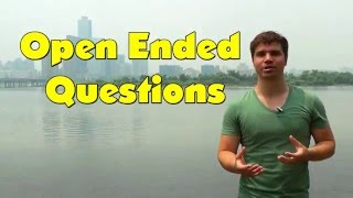 Efficient English 14 Better Conversation with Open Ended Questions [upl. by Cannice]