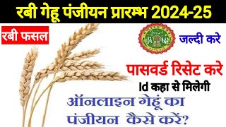 Gehu Panjiyan 202324 Kaise Kare l Gehu Panjiyan 202425 Kaise Kare [upl. by Ahsetel]