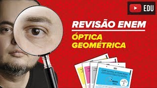 Óptica Geométrica  reflexão e refração  espelhos e lentes  ENEM [upl. by Anawad]