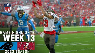 Carolina Panthers vs Tampa Bay Buccaneers  2023 Week 13 Game Highlights [upl. by Atnomed]