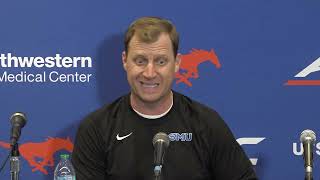 111624 SMU Football Press Conference  vs Boston College [upl. by Sande]