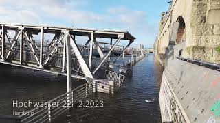 Hochwasser in Hamburg [upl. by Ahsiemac]