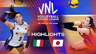 🇮🇹 ITA vs 🇯🇵 JPN  Highlights Week 3  Womens VNL 2023 [upl. by Airitac]