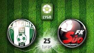 A lyga 25 turas „Žalgiris“ – „Sūduva“ santrauka [upl. by Trinette13]