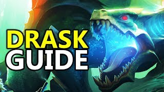 ♥ Dauntless  Soloing Drask Sword Guide  Tutorial  Tips amp Tricks [upl. by Damon639]