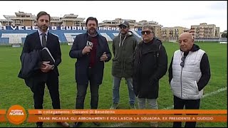 Trani tifosi portano in tribunale lex presidente Quarto  DIRETTA [upl. by Chemarin]