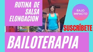 RUTINA DE BAILOTERAPIA RITMO SALSA FINAL CON ELONGACION CORRECTA [upl. by Atnamas]