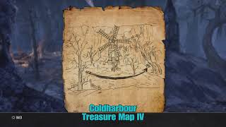 ESO Coldharbour Treasure Map IV Location The Elder Scrolls Online Treasure Map 4 [upl. by Mond]