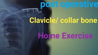 post operative clavicle bone exercise clavicle surgery rehab exercise clavicle bone exercise [upl. by Leach]